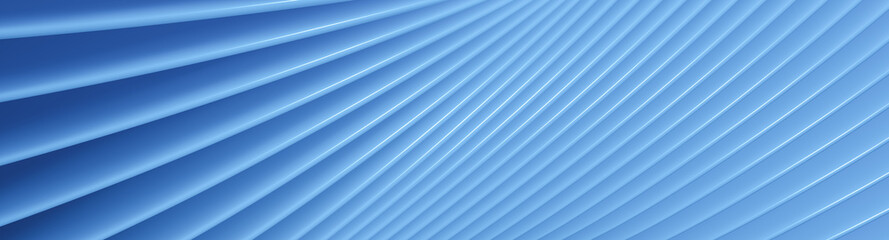 Obraz premium Abstract blue elegant background with overlapping stripes, curves or layers and copy space for text