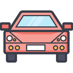 Car Colored Illustration