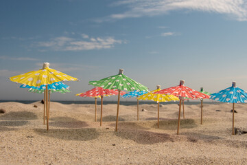 beach umbrellas (Cocktail umbrellas )