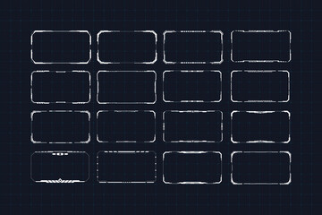Abstract tech frame design