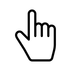 Hand cursor pointer icon