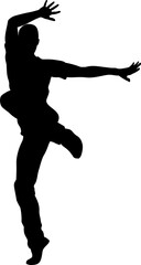 Street Dance Dancer Silhouette