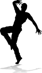 Street Dance Dancer Silhouette