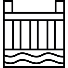 Hydro Power Plant Icon