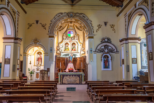 Church Mother of the Saints Apostles Peter and Paul, from Agropoli village, Italy