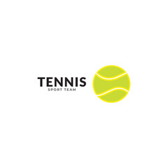 Tennis Team Club Sports Logo Tempalte Vector