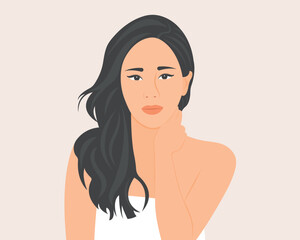 Obraz premium girl with beautiful face