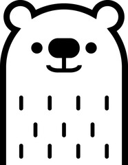 Teddy bear cartoon icon