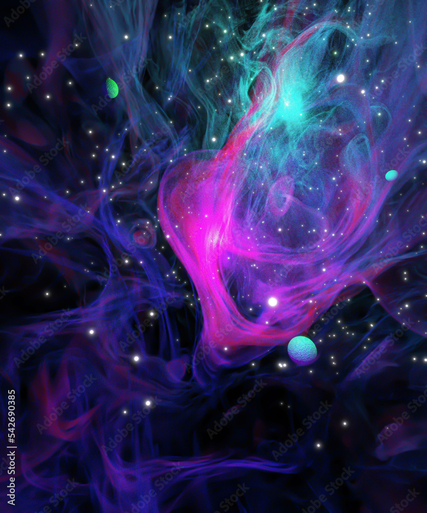 Wall mural abstract background with space