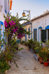street in the village of Ferragudo ,Algarve Portugal
