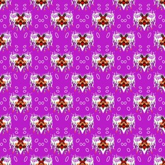 seamless background with flowers