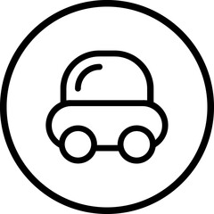 Fototapeta premium Newborn care line icon