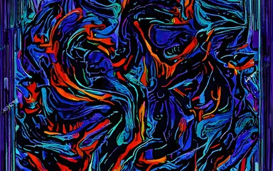 Fototapeta premium original contemporary art composition. abstract wall art. wall painting