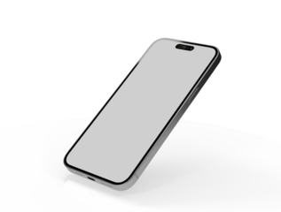 Modern frameless smartphone Mock up