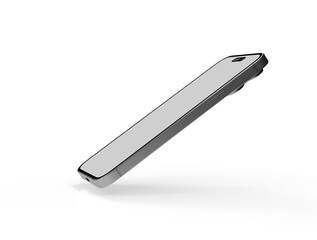 realistic smartphone template mockup for user experience presentation. Stylish concept design for websites, applications and landing pages.