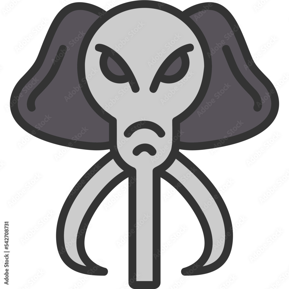 Sticker Mammoth Icon