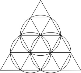 Geometric triangular shape
