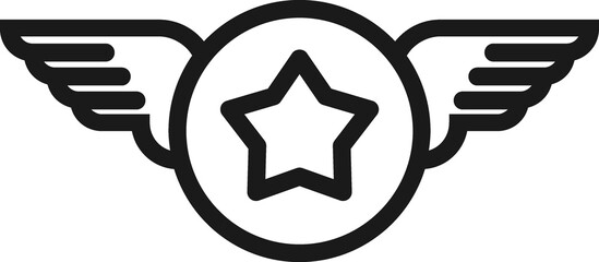 Award icon outline. Achievement Reward