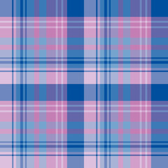 Seamless pattern in stylish purple and blue colors for plaid, fabric, textile, clothes, tablecloth and other things. Vector image.