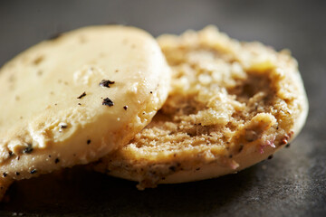 close up of cookies,macarons 