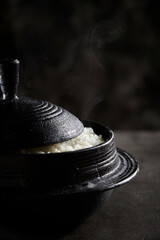  Rice Cooked in an Iron Pot