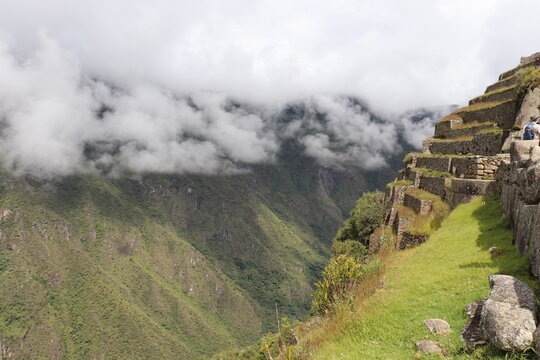 Machu Picchu in February raining season. / Machu Picchi en temporadade invierno.