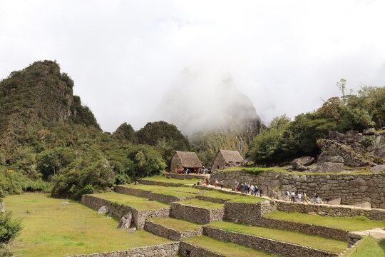 Machu Picchu in February raining season. / Machu Picchi en temporadade invierno.