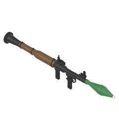 Fototapeta premium 3d rendering illustration of a RPG-7 rocket launcher