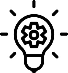 Idea, Brainstorm icon