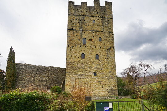 Porciano castle in the municipality of Pratovecchio Stia, Tuscany, Italy