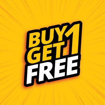 buy one get one free sale and deals background