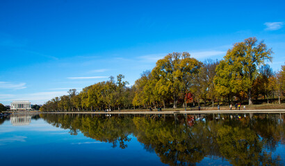 The Reflection Pool and Lincoln Memorial