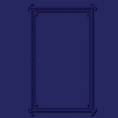 Frame, in the style of an ornament, Vector illustration eps 10, Art.	