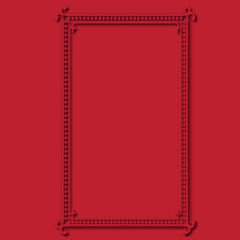 Frame, in the style of an ornament, Vector illustration eps 10, Art.	