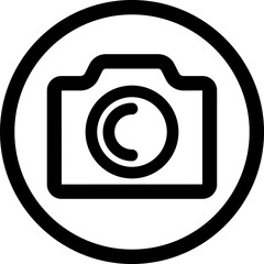 Camera line icon 