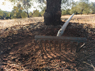 Work tool on rural soil