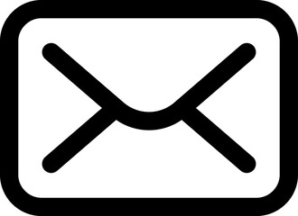 Mail, e-mail, message line icon