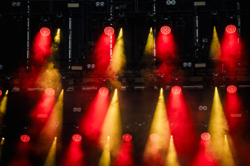 Stage Strobe Lights at Concert or music festival