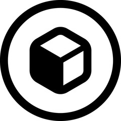 Delivery, box, parcel line icon.