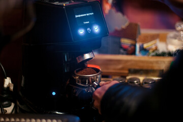 Barista Cafe Making Coffee Preparation Service Concept