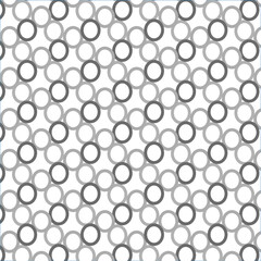 seamless pattern with circles black and white