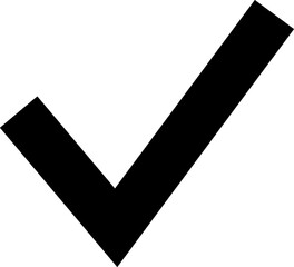 Check-mark, vote, correct, approved line icon