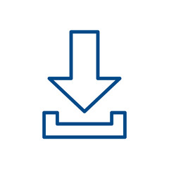 Download arrow icon vector symbol design illustration.