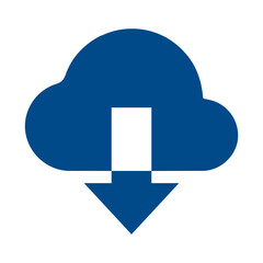 Obraz premium Download arrow icon vector symbol design illustration.