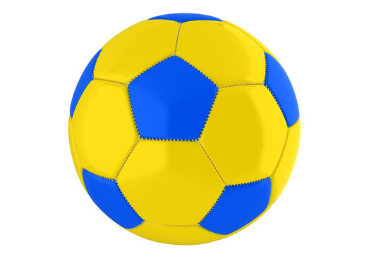 Yellow-Blue Soccer Ball