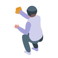 Obraz premium Playing Baseball PNG Format With Transparent Background