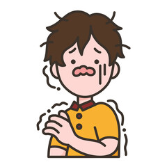 Scared,Shocked Element PNG Format With Transparent Background	