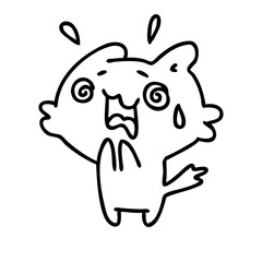 Scared,Shocked Element PNG Format With Transparent Background	