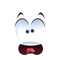 Scared,Shocked Element PNG Format With Transparent Background	