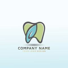 Dental patients vector logo design